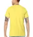 BELLA CANVAS 3001 SOFT COTTON T-SHIRT in Yellow back view