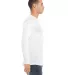 BELLA+CANVAS 3501 Long Sleeve T-Shirt in Ash side view