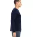 BELLA+CANVAS 3501 Long Sleeve T-Shirt in Navy side view