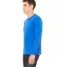 BELLA+CANVAS 3501 Long Sleeve T-Shirt in True royal side view