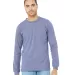 BELLA+CANVAS 3501 Long Sleeve T-Shirt in Lavender blue front view