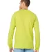 BELLA+CANVAS 3501 Long Sleeve T-Shirt in Strobe back view