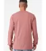 BELLA+CANVAS 3501 Long Sleeve T-Shirt in Mauve back view