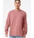 BELLA+CANVAS 3501 Long Sleeve T-Shirt in Mauve front view
