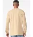 BELLA+CANVAS 3501 Long Sleeve T-Shirt in Soft cream back view