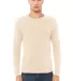 BELLA+CANVAS 3501 Long Sleeve T-Shirt in Natural front view