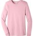 BELLA+CANVAS 3501 Long Sleeve T-Shirt in Pink