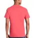 Gildan 64000 G640 SoftStyle 30 Singles Ring-spun T in Coral silk back view