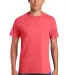 Gildan 64000 G640 SoftStyle 30 Singles Ring-spun T in Coral silk front view