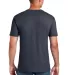 Gildan 64000 G640 SoftStyle 30 Singles Ring-spun T in Heather navy back view