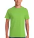 Gildan 64000 G640 SoftStyle 30 Singles Ring-spun T in Lime front view