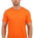 Gildan 64000 Wholesale Cotton plain t shirt bulk p in Orange front view