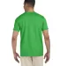 Gildan 64000 G640 SoftStyle 30 Singles Ring-spun T in Electric green back view