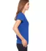 BELLA 6005 Womens V-Neck T-shirt in True royal side view