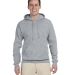 996M JERZEES NuBlend Hooded Pullover Sweatshirt in Oxford front view