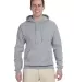 996M JERZEES NuBlend Hooded Pullover Sweatshirt in Oxford front view