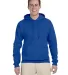 996M JERZEES NuBlend Hooded Pullover Sweatshirt in Royal front view