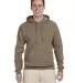 996M JERZEES NuBlend Hooded Pullover Sweatshirt in Safari front view