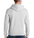 996M JERZEES NuBlend Hooded Pullover Sweatshirt in Ash back view