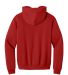 996M JERZEES NuBlend Hooded Pullover Sweatshirt in True red