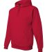 996M JERZEES NuBlend Hooded Pullover Sweatshirt in True red