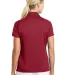 Nike Golf Ladies Dri FIT Pebble Texture Polo 35406 Varsity Red back view
