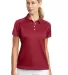 Nike Golf Ladies Dri FIT Pebble Texture Polo 35406 Varsity Red front view