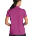 354067 Nike Golf Ladies Dri FIT Micro Pique Polo  Fusion Pink back view
