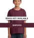 Fruit of the Loom Youth Heavy Cotton HD153 100 Cot Maroon front view