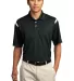 Nike Golf Dri FIT Shoulder Stripe Polo 402394 Black/White front view