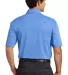 Nike Golf Elite Series Dri FIT Ottoman Bonded Polo Vibrant Blue back view