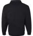 JERZEES SUPER SWEATS 1/4 Zip Sweatshirt with Cadet Black back view