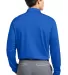Nike Golf Long Sleeve Dri FIT Stretch Tech Polo 46 Blue Sapphire back view