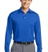 Nike Golf Long Sleeve Dri FIT Stretch Tech Polo 46 Blue Sapphire front view