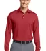 Nike Golf Long Sleeve Dri FIT Stretch Tech Polo 46 Varsity Red front view