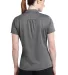 Nike Golf Ladies Dri FIT Heather Polo 474455 Carbon Heather back view