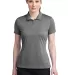 Nike Golf Ladies Dri FIT Heather Polo 474455 Carbon Heather front view