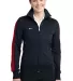 Nike Golf Ladies N98 Track Jacket 483773 Navy/Gym Red front view