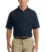CornerStone Industrial Pocket Pique Polo CS402P Navy front view
