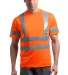 CornerStone ANSI Class 3 Short Sleeve Snag Resista Safety Orange front view