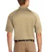 CornerStone Select Snag Proof Tactical Polo CS410 in Tan back view