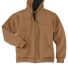 CornerStone Heavyweight Full Zip Hooded Sweatshirt in Duck brown