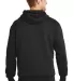 CornerStone Heavyweight Full Zip Hooded Sweatshirt Black back view