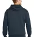 CornerStone Heavyweight Full Zip Hooded Sweatshirt Navy back view