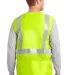 CornerStone ANSI Class 2 Mesh Back Safety Vest CSV Safety Yellow back view