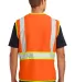 CornerStone ANSI Class 2 Dual Color Safety Vest CS Safety Orange back view