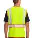 CornerStone ANSI Class 2 Dual Color Safety Vest CS Safety Yellow back view