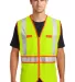 CornerStone ANSI Class 2 Dual Color Safety Vest CS Safety Yellow front view