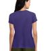 District Made 153 Ladies Perfect Weight Crew Tee D in Purple back view