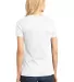District Made 153 Ladies Perfect Weight Crew Tee D Bright White back view